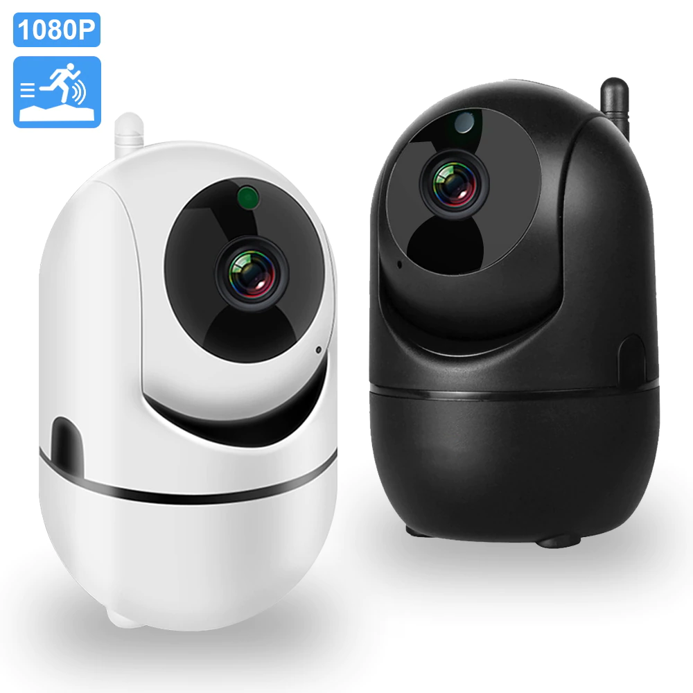 Cámara Seguridad WiFi Inalámbrica 1080P Visión Nocturna Audio Micro SD