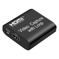 Capturadora Video HDMI USB 4K Loop Streaming OBS PS5 Xbox Switch PC