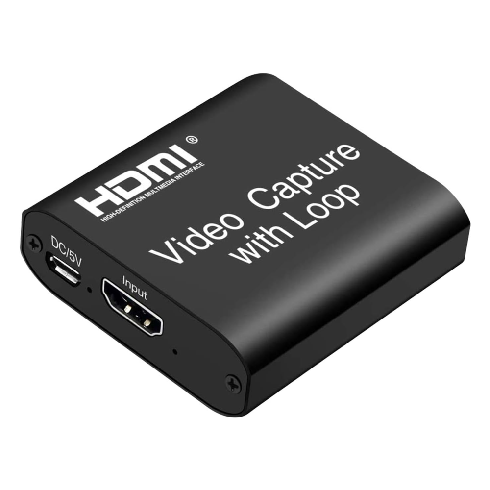 Capturadora Video HDMI USB 4K Loop Streaming OBS PS5 Xbox Switch PC