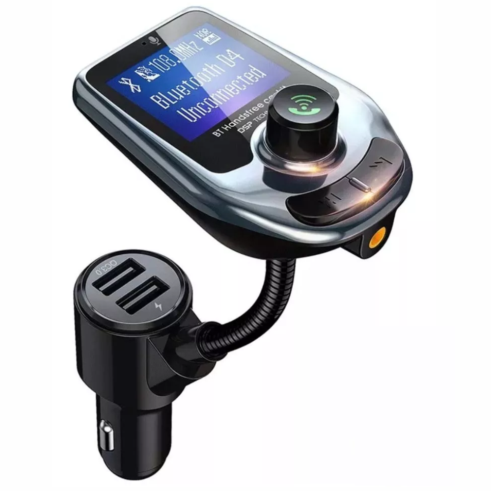 Transmisor FM Bluetooth 5.0 Carro Reproductor MP3 Manos Libres USB A30