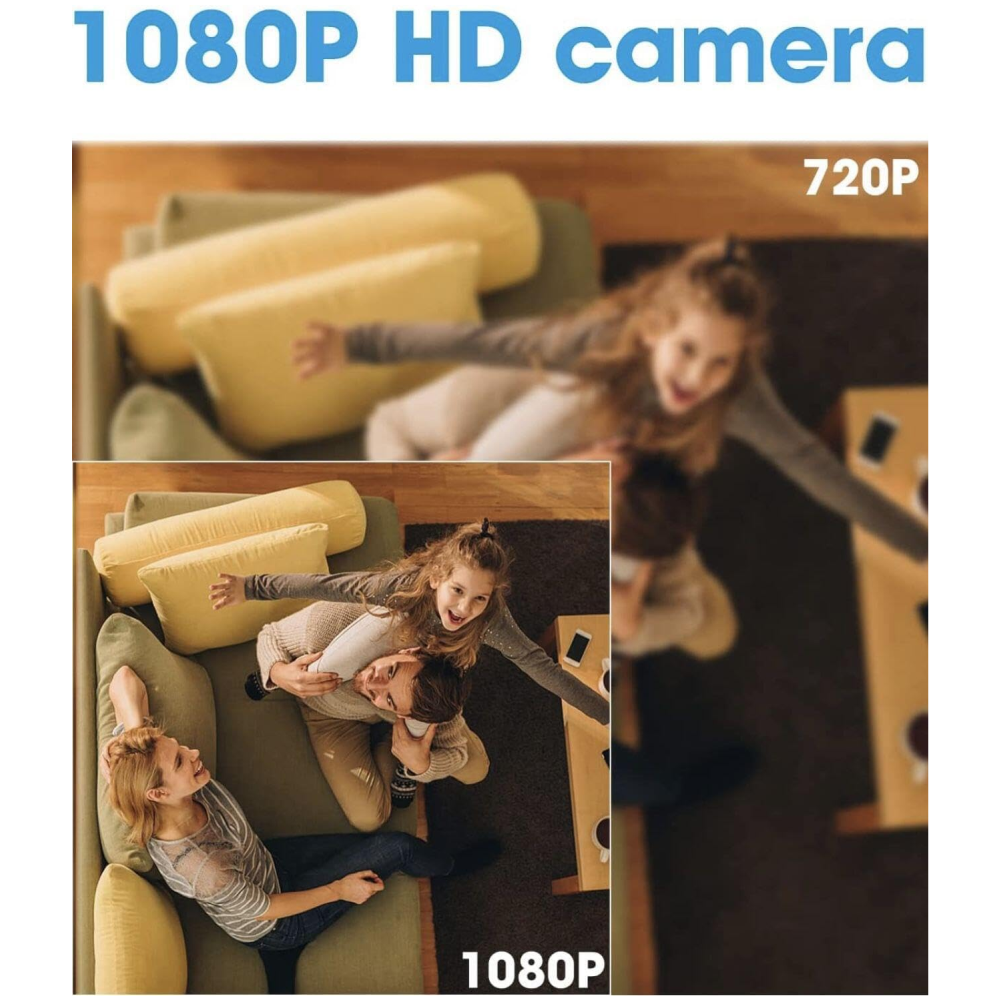 Cámara Oculta Tipo Cargador USB Pared 1080p Detección Movimiento Audio