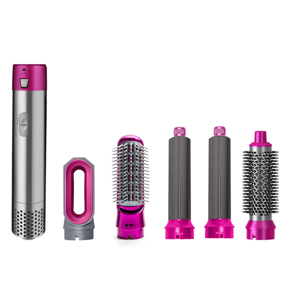 Cepillo Secador Alisador Rizador 5x1 Hot Air Iónico 1000W Cerámica