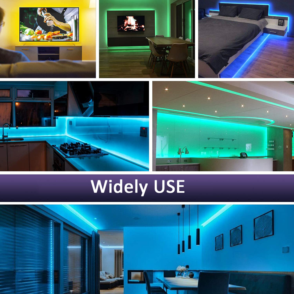Tira Luces LED RGB 10 Metros WiFi Alexa Google Música Smart Life 110V