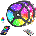 Cinta LED RGB Multicolor 5 Metros 5050 IP65 Control Adaptador 12V Luz