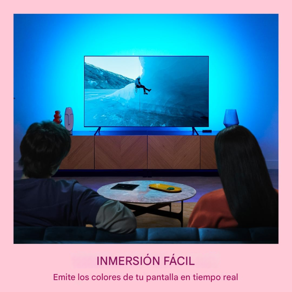 Cinta LED TV Sincronizada HDMI 2.0 Ambilight App 55 65 Pulgadas RGB