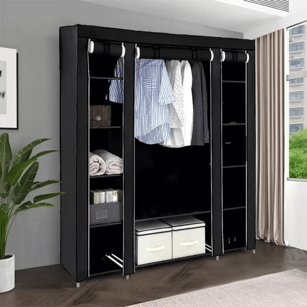 Closet Armable Portátil 10 Estantes Tela Ecológica Organizador Ropa