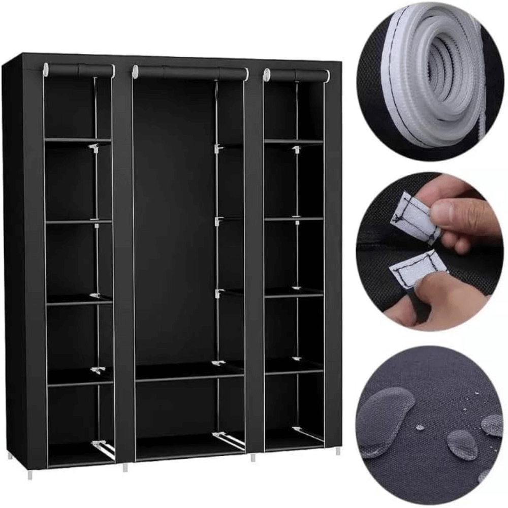 Closet Armable Portátil 10 Estantes Tela Ecológica Organizador Ropa