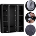 Closet Armable Portátil 10 Estantes Tela Ecológica Organizador Ropa