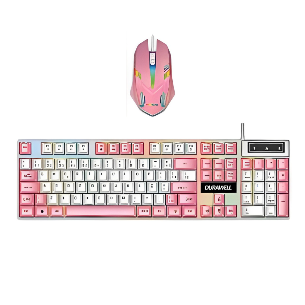 Combo Teclado Mouse Gamer M450 RGB Retroiluminado USB Antighosting