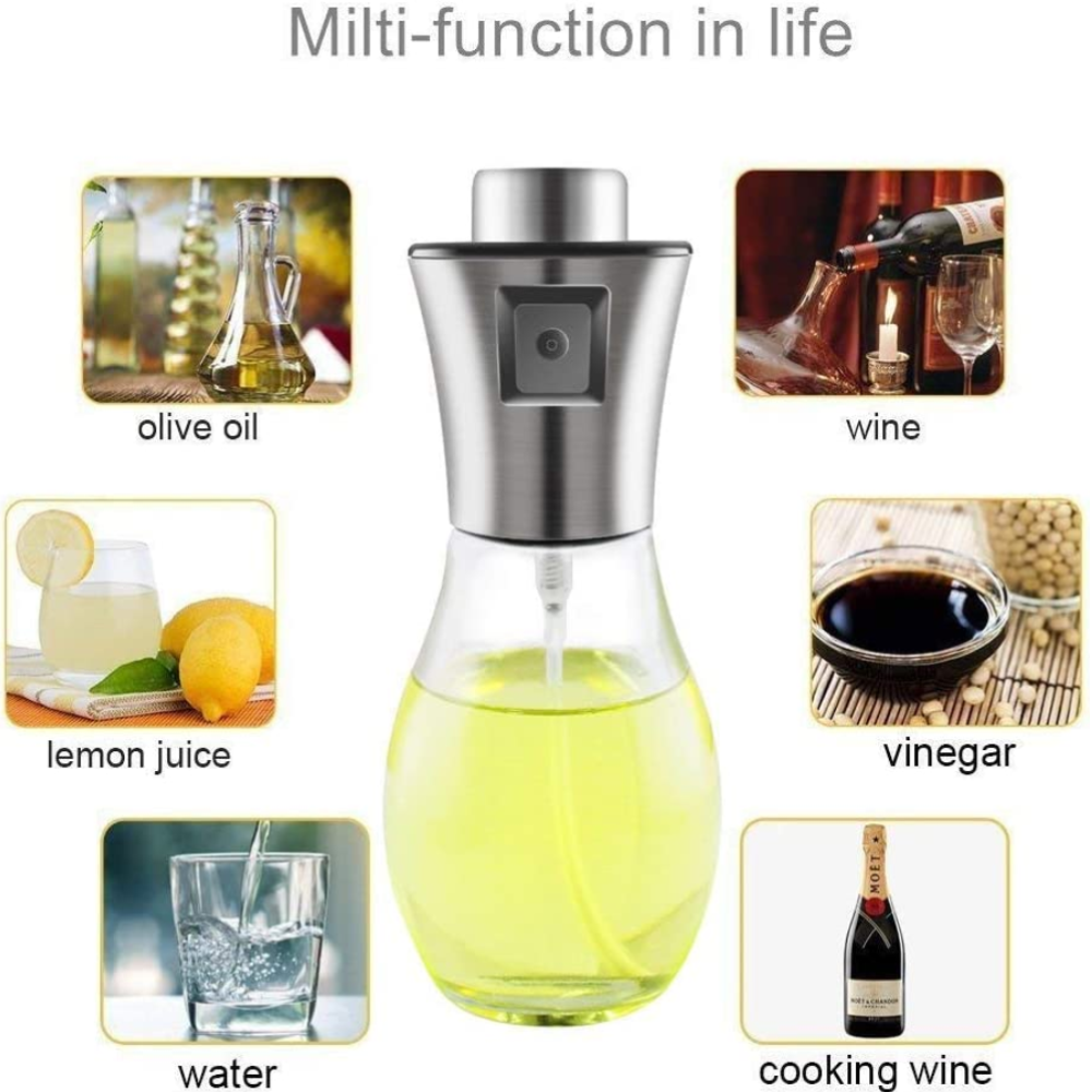 Combo Sartén 3 Puestos Antiadherente Huevos 27cm Rociador Aceite 200ml
