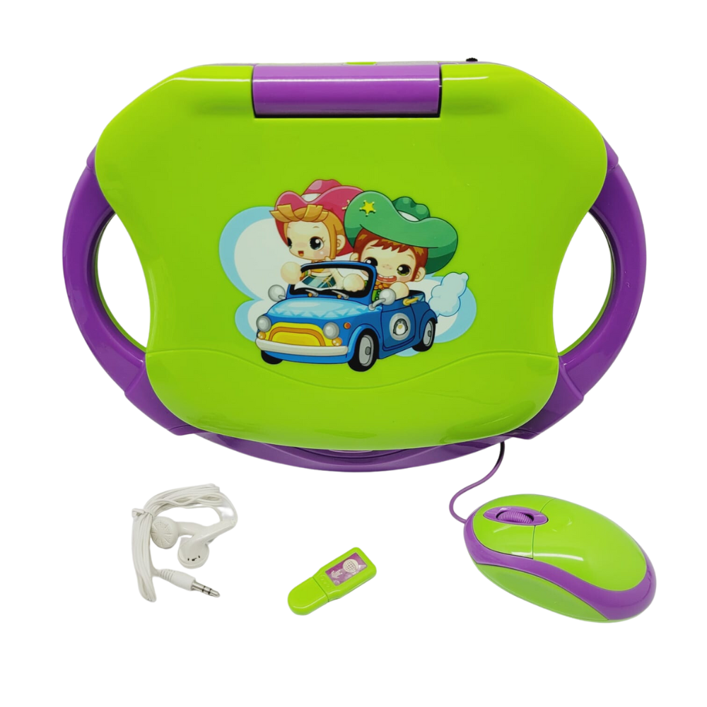 Computador Didáctico Niños 160 Funciones Bilingüe Mouse Teclado Juego