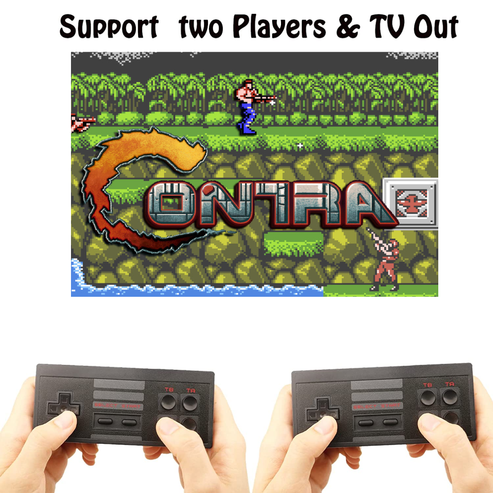 Consola Videojuegos Inalámbrica 620 Juegos Clásicos 2 Controles AV TV