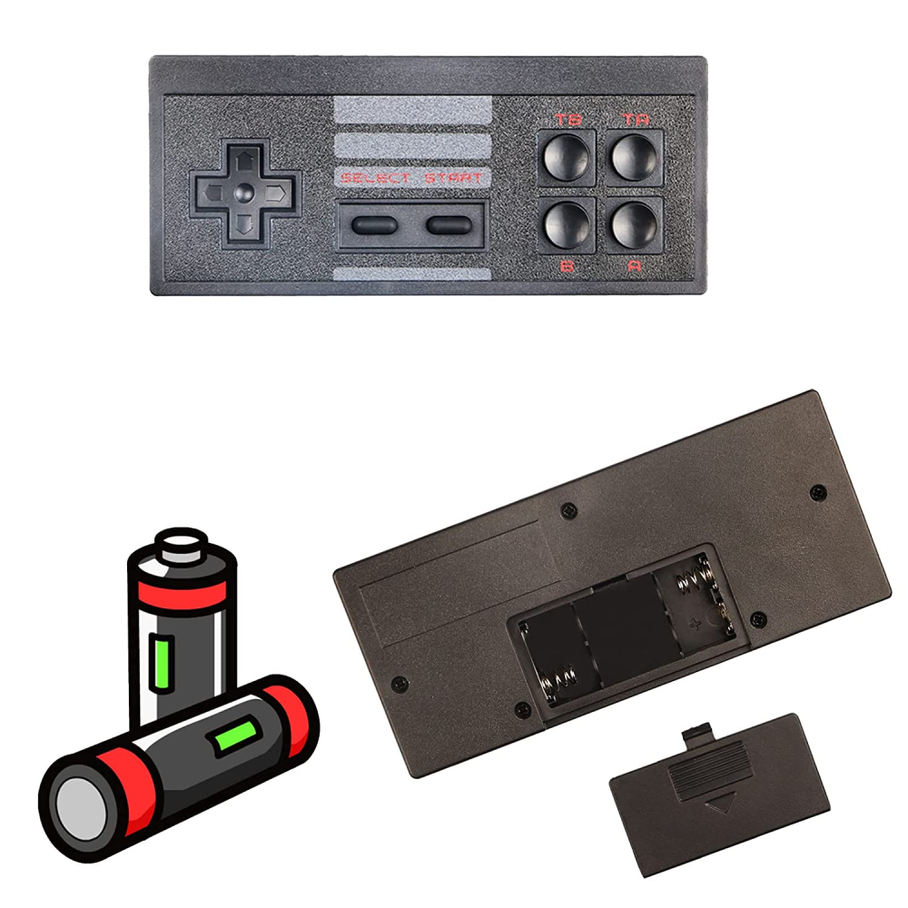 Consola Videojuegos Inalámbrica 620 Juegos Clásicos 2 Controles AV TV