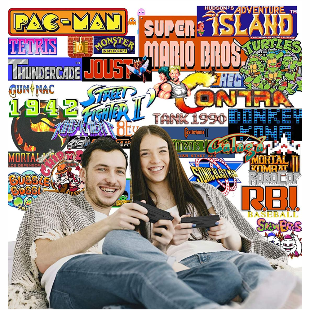 Consola Videojuegos Inalámbrica 620 Juegos Clásicos 2 Controles AV TV