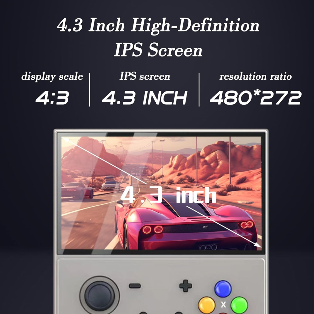 Consola Portátil Retro R43 Pro Pantalla IPS 4.3 Linux 20000 Juegos