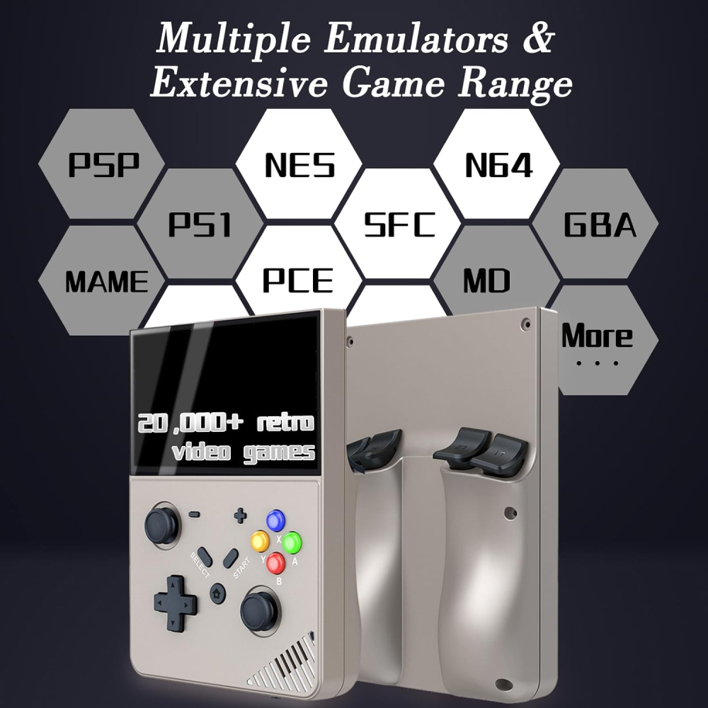 Consola Portátil Retro R43 Pro Pantalla IPS 4.3 Linux 20000 Juegos