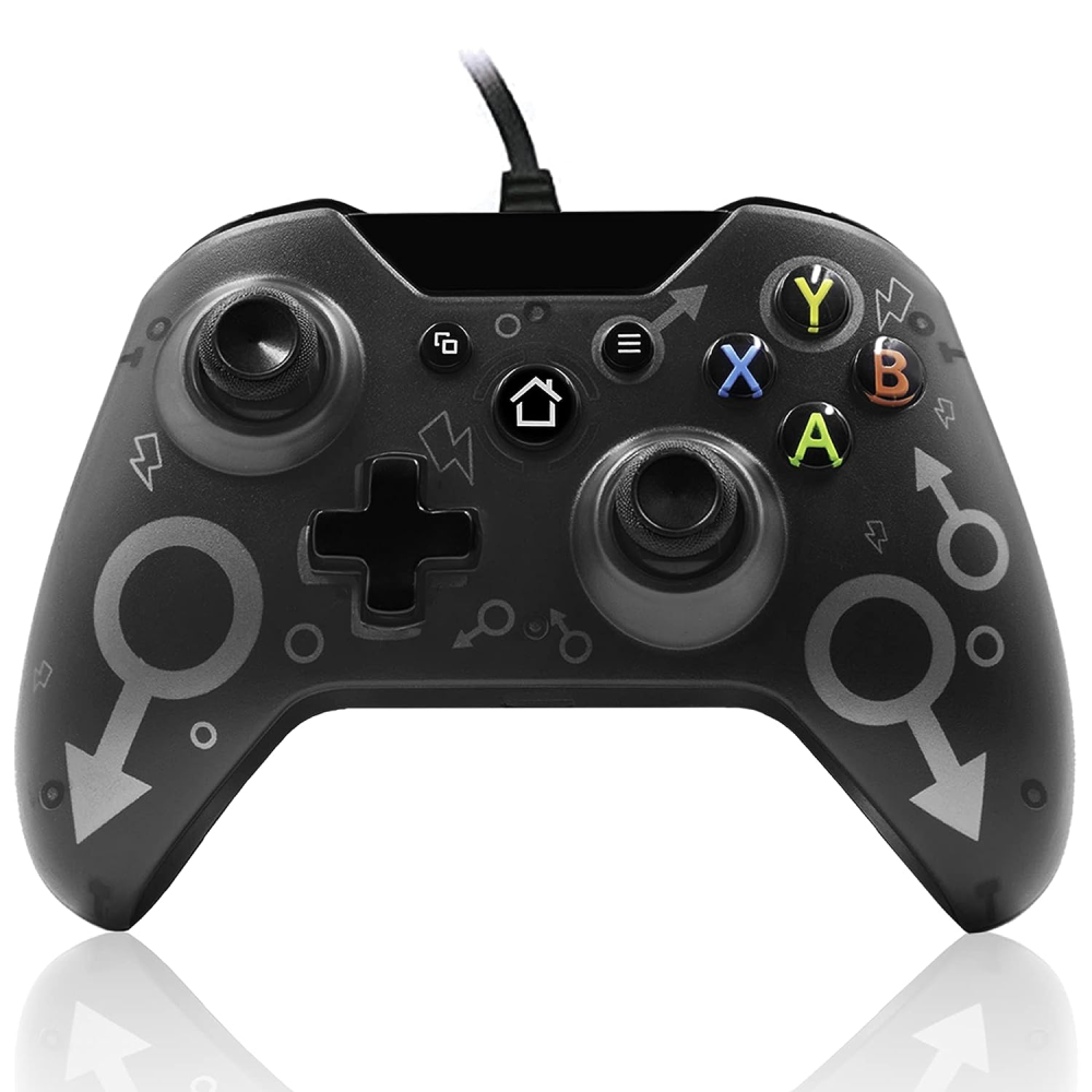 Control Alámbrico Compatible Xbox One PC Windows Vibración USB