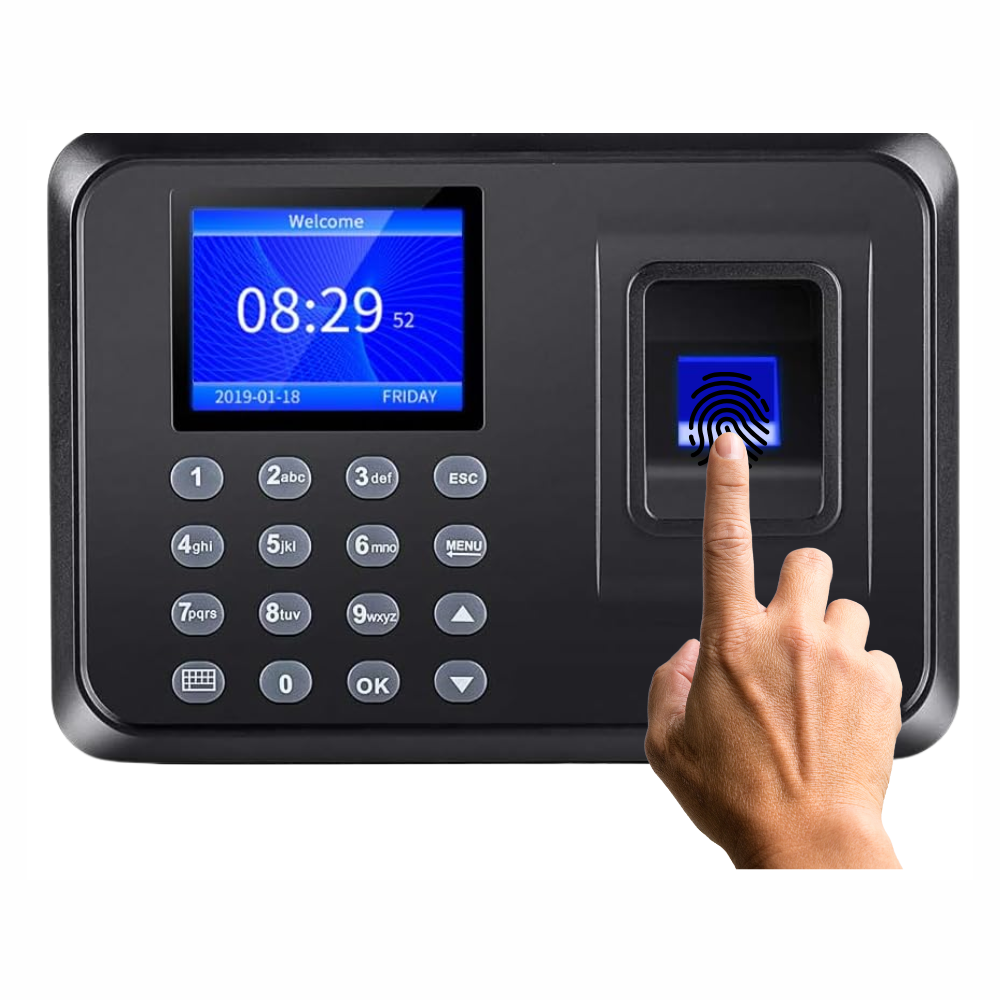 Reloj Control Asistencia Huella Biométrico Empleados USB Reportes