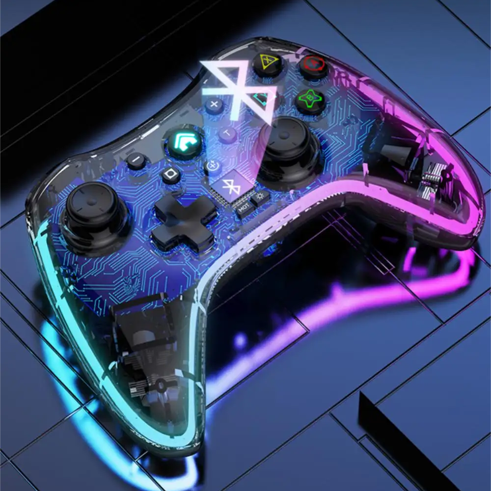 Control Gamer Bluetooth Multiplataforma Celular PC Consolas RGB