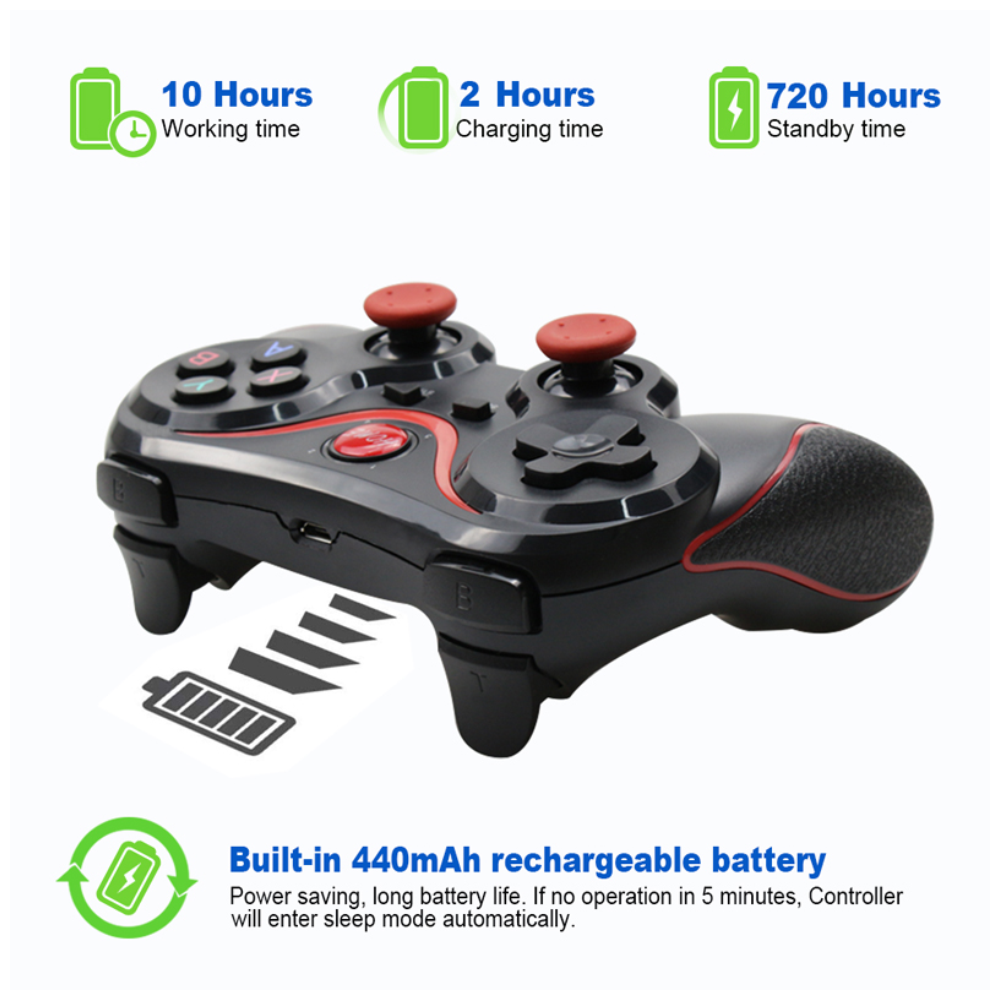 Control Celular Bluetooth X3 Inalámbrico Android iOS PC PS3 Recargable