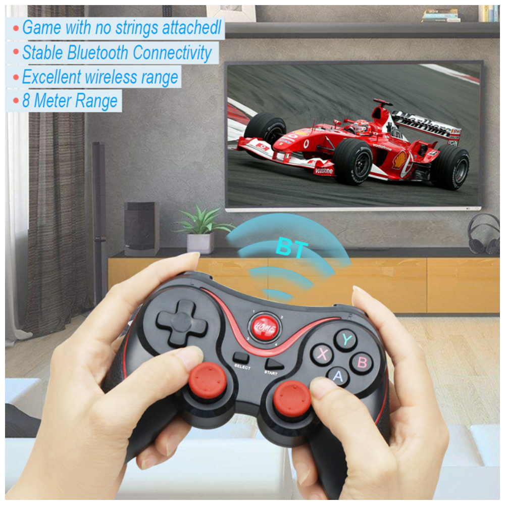 Control Celular Bluetooth X3 Inalámbrico Android iOS PC PS3 Recargable
