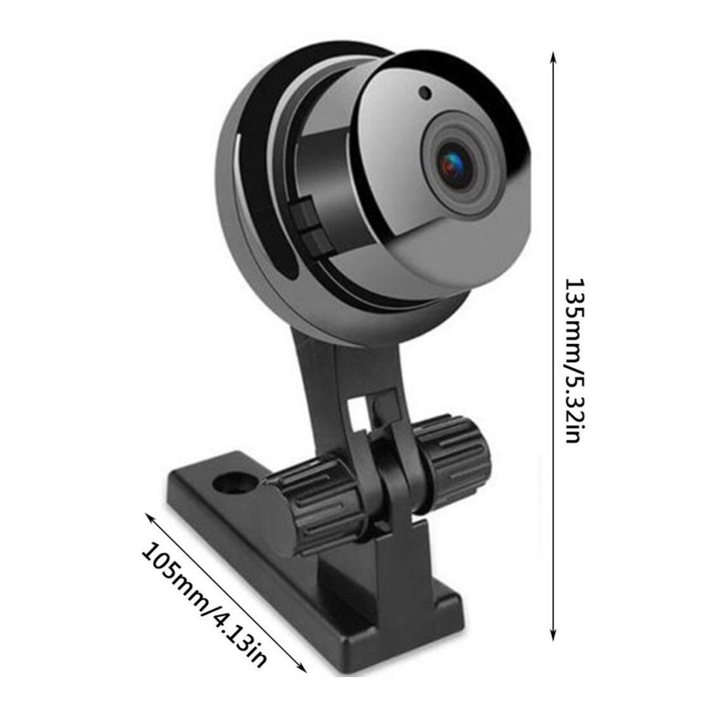 Mini Cámara Seguridad WiFi 1080P Visión Nocturna Interior Giratoria