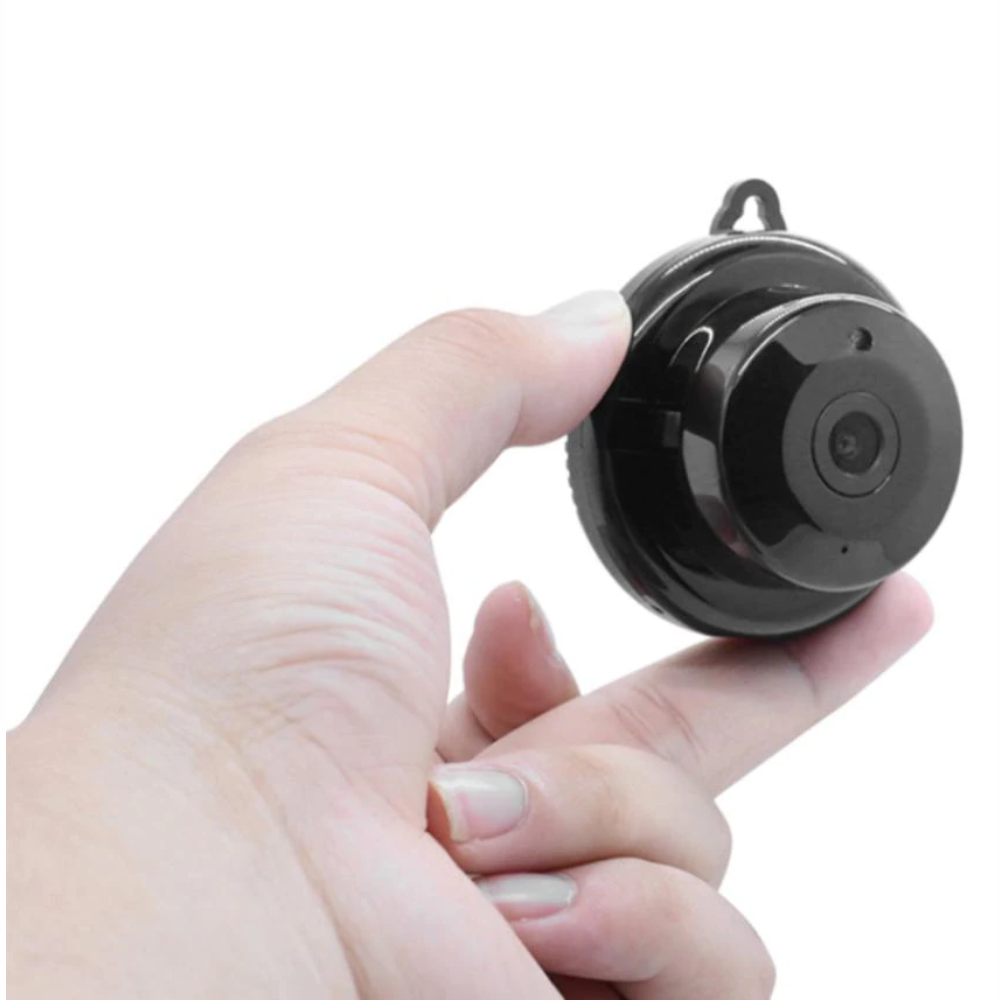Mini Cámara Seguridad WiFi 1080P Visión Nocturna Interior Giratoria
