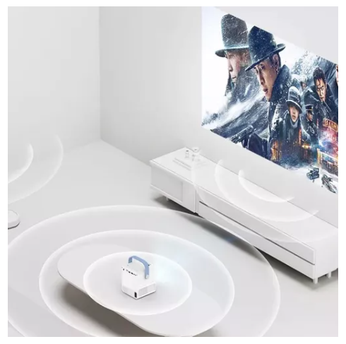 Video Beam Proyector LED Android 9 WiFi 2000 Lúmenes HD 130 Pulgadas