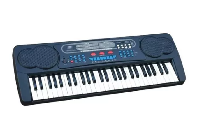 Teclado Organeta Piano MK4500 54 Teclas 16 Tonos USB Micrófono Atril