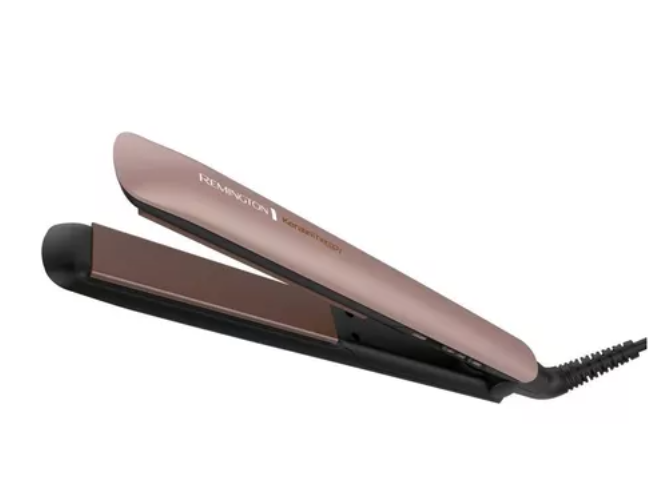Plancha Cabello Remington Keratina Argán 8599 Placas Flotantes