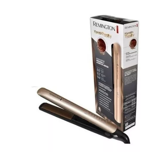 Plancha Cabello Remington Keratina Argán 8599 Placas Flotantes