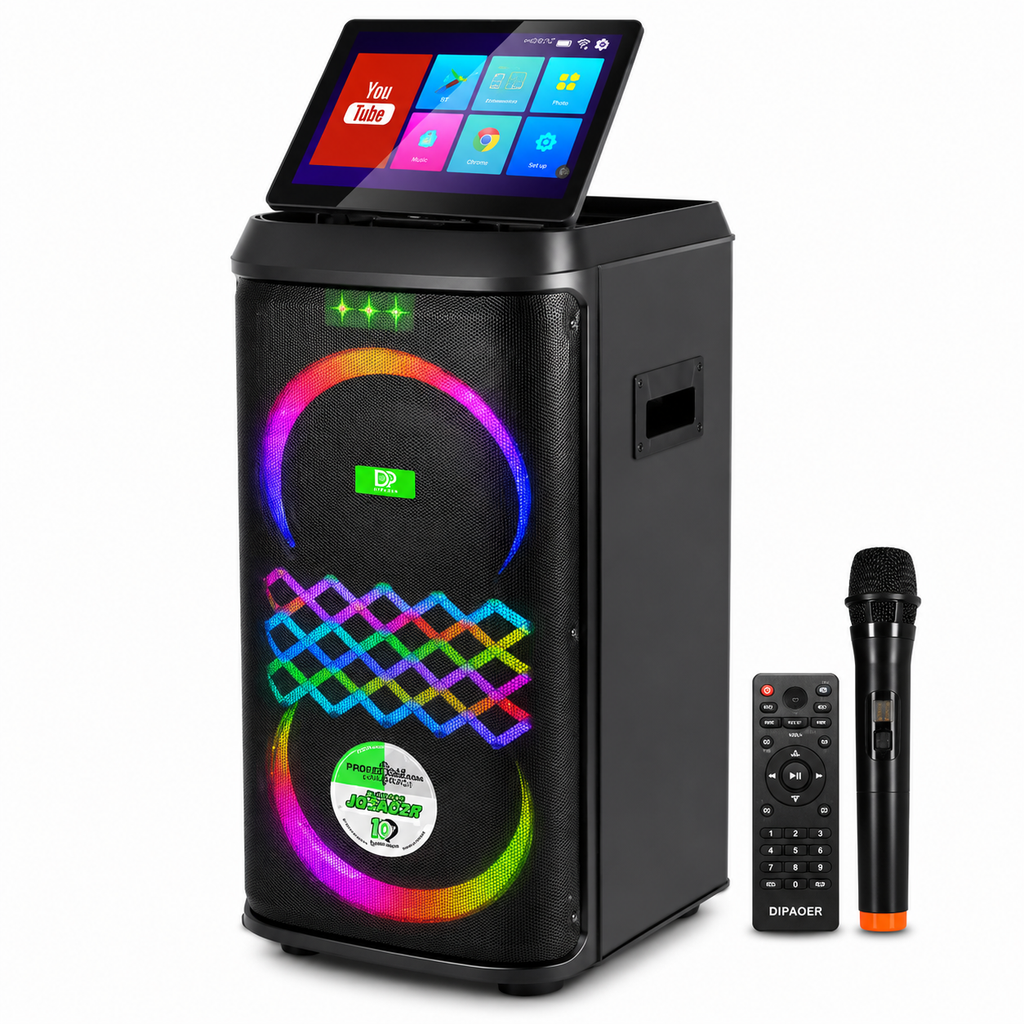 Cabina Sonido Dipap DP-1425 Doble 10 Pulgadas Bluetooth 2 Micrófonos