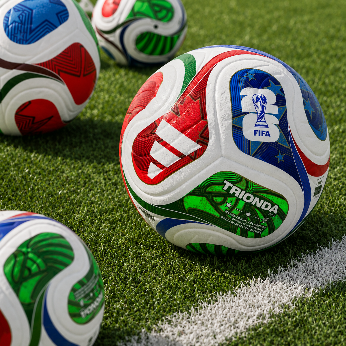 Balón Fútbol Trionda Pro Mundial 2026 Alta Durabilidad Ficha Panini