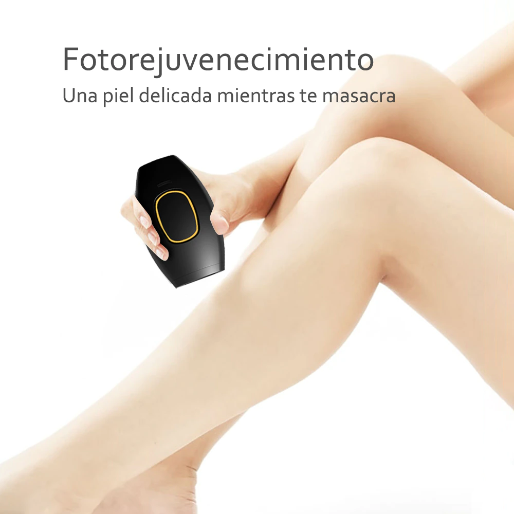 Depiladora IPL Luz Pulsada Recargable Portátil 5 Niveles 500000 Pulsos