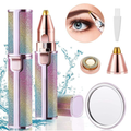 Depiladora Facial Eléctrica Recargable 2x1 Cejas Rostro USB Mujer