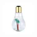 Humidificador LED Ultrasónico Bombillo 400ml 7 Colores Luz Nocturna