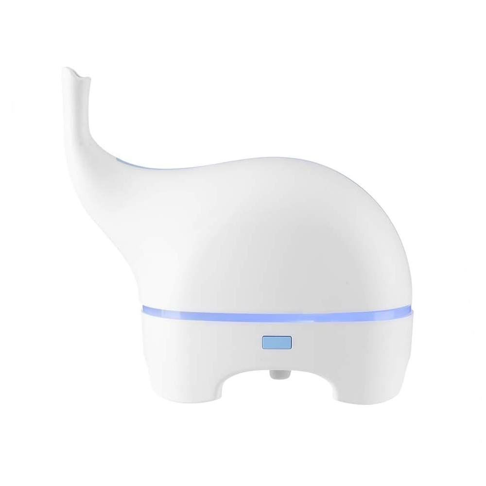 Difusor Aromas Elefante Humidificador 120ml 7 Luces Nocturna USB Niños