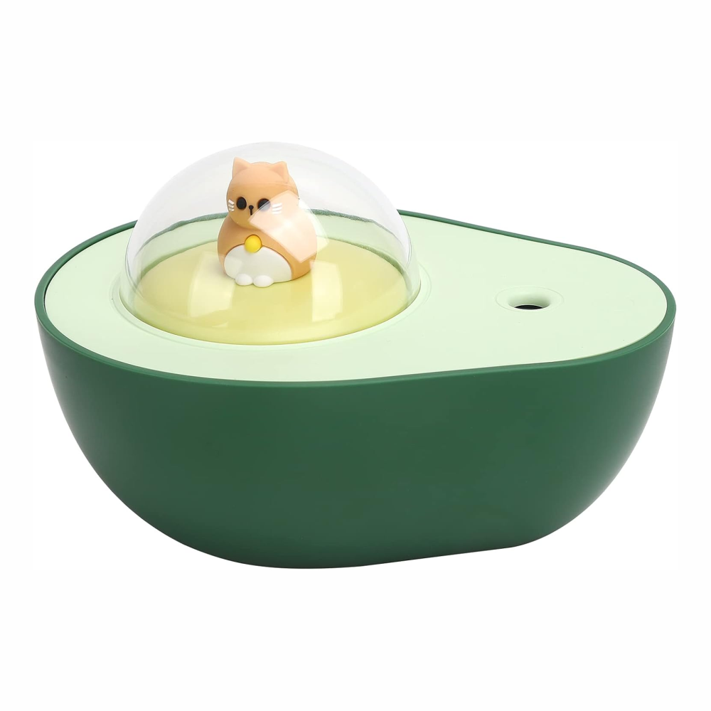 Humidificador Difusor Aromas Aguacate Recargable USB Luz Noche Esencia