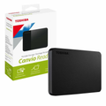 Disco Duro Externo Portátil Toshiba 2TB USB 3.0 Plug Play Negro Mate