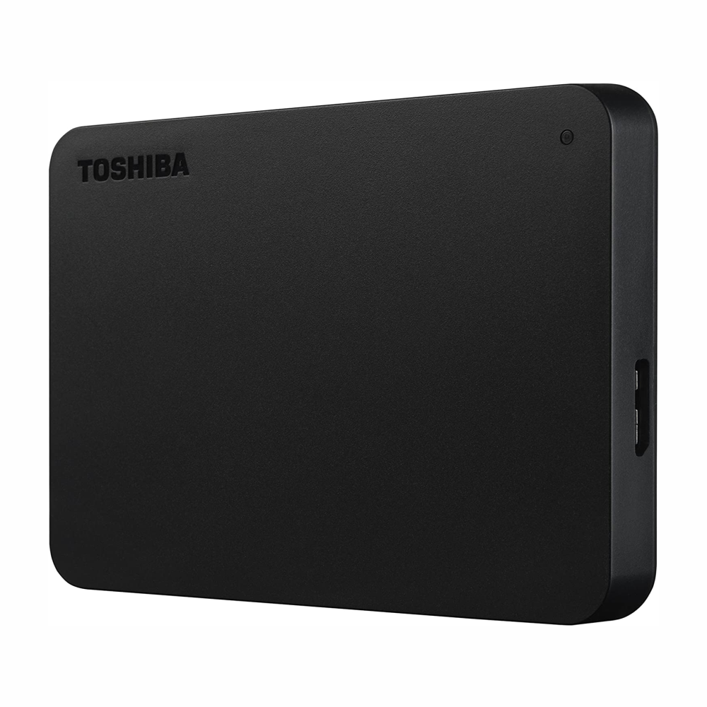 Disco Duro Externo Portátil Toshiba 2TB USB 3.0 Plug Play Negro Mate
