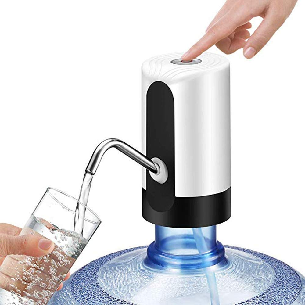 Bomba Dispensador Agua Recargable USB Garrafón Botellón 5 Galones