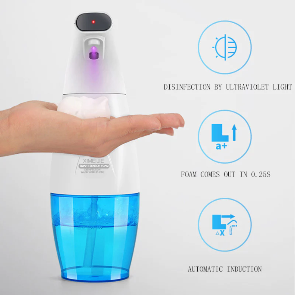 Dispensador Jabón Automático Sensor Infrarrojo Espuma 240ml 330ml