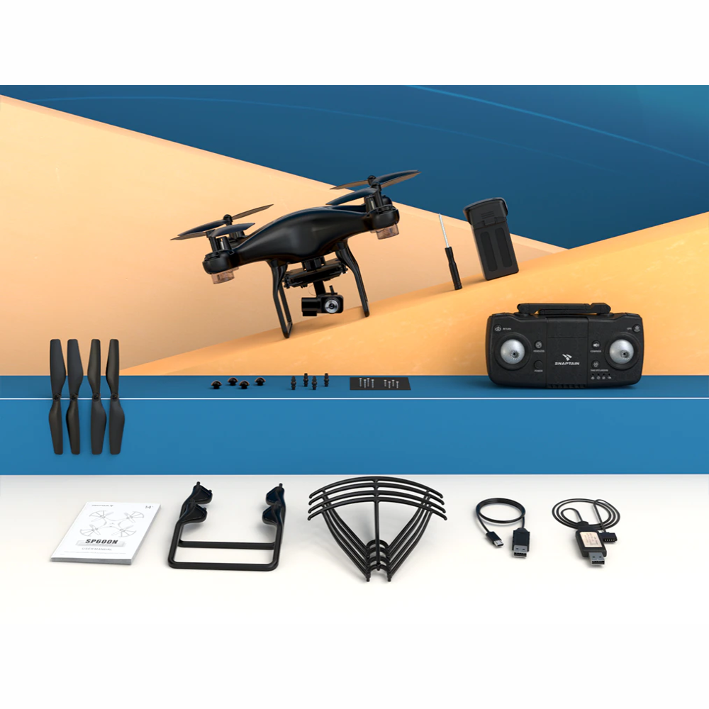 Drone Profesional GPS Cámara 2K Gimbal 2 Ejes WiFi 5G FPV Maleta