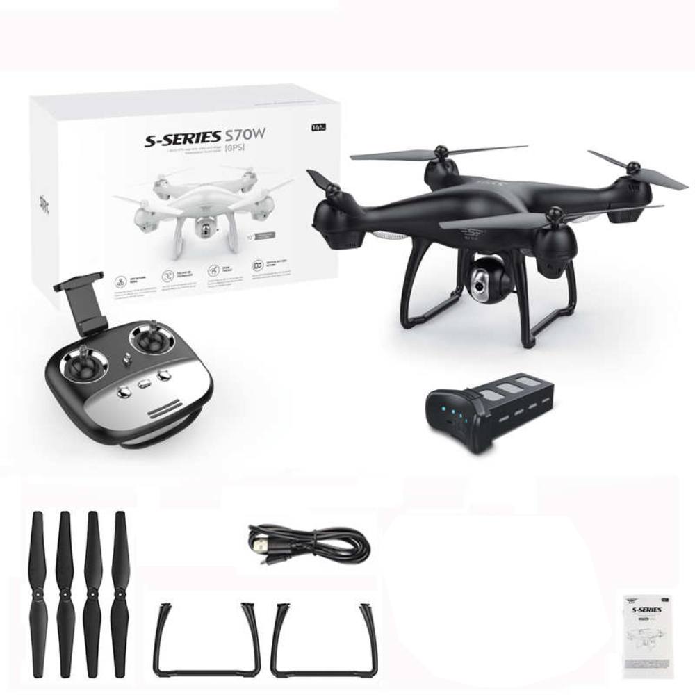 Drone SJRC S70W GPS Cámara 1080P WiFi FPV Sígueme Retorno Automático