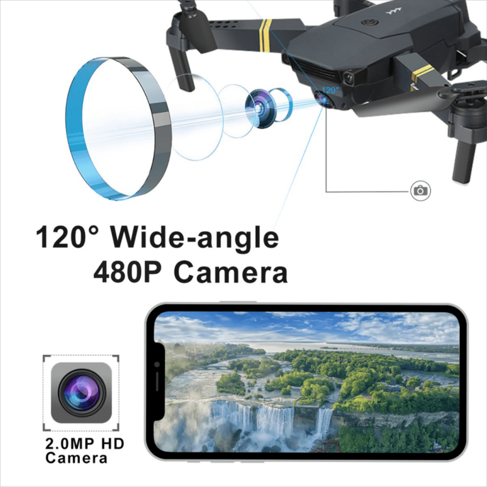 Drone 998 Cámara 720P WiFi FPV Altitud Fija Headless Principiantes