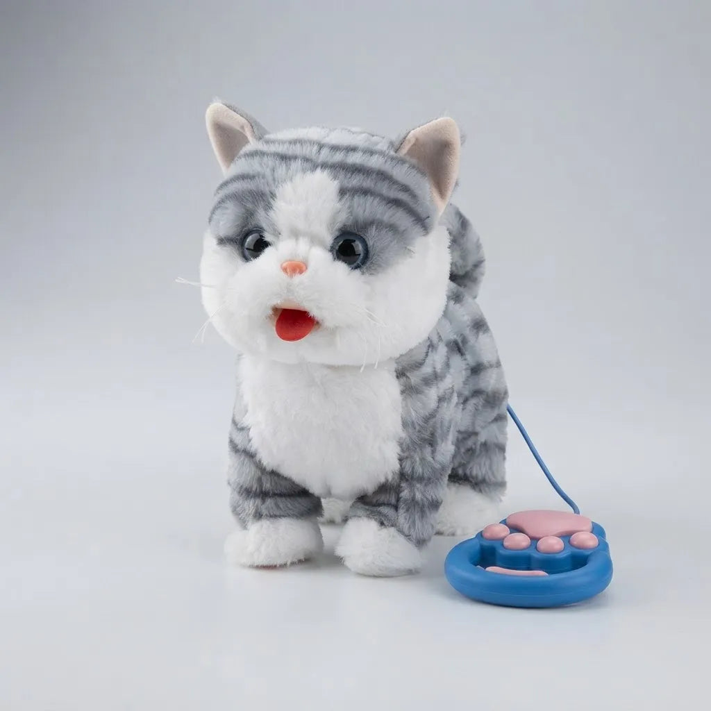Peluche Perro Interactivo Camina Ladra Lame Juguete Niños Correa