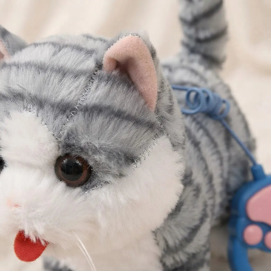 Peluche Perro Interactivo Camina Ladra Lame Juguete Niños Correa