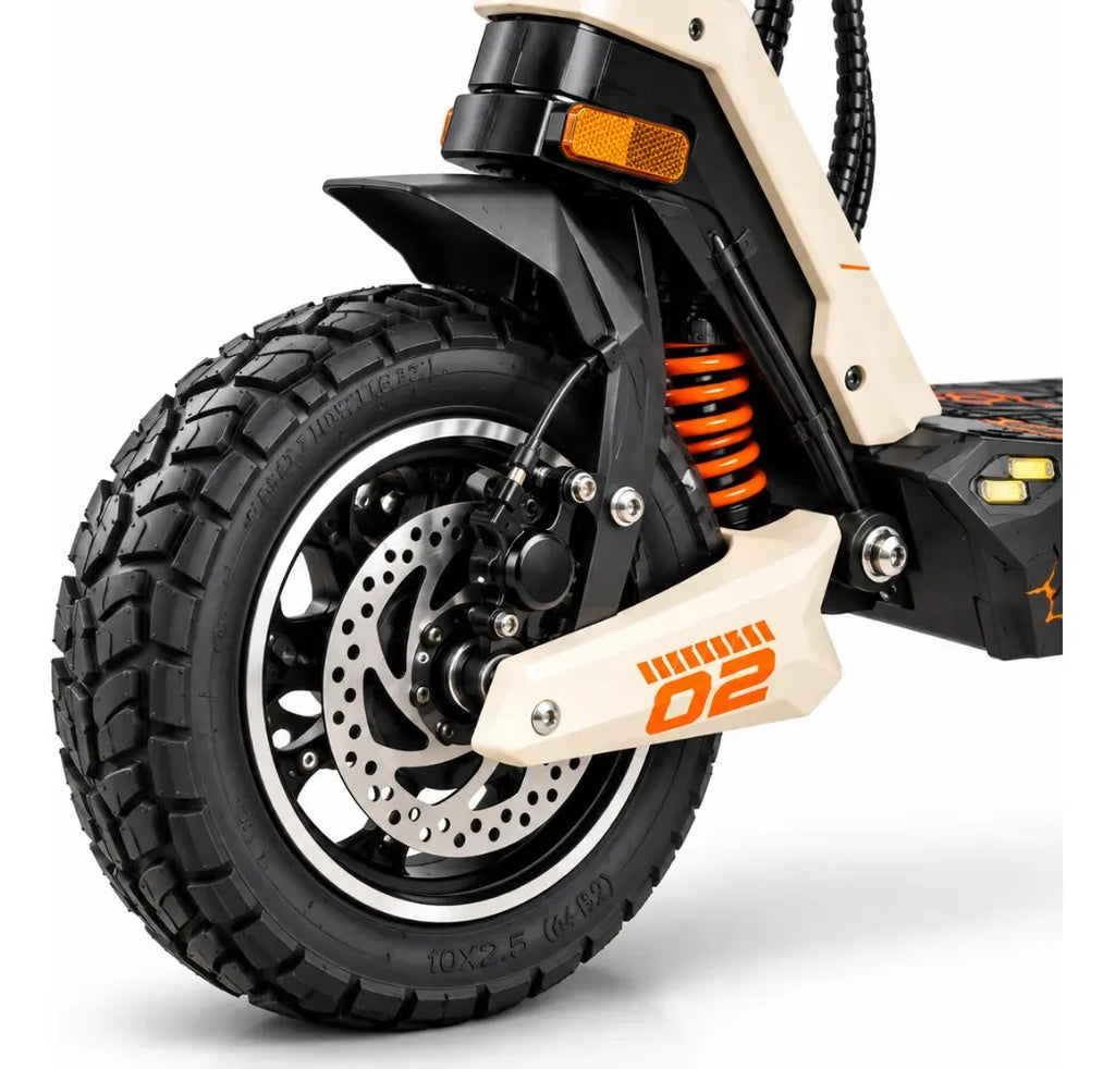Scooter Eléctrico Todo Terreno Doble Motor 800W Suspensión Frenos