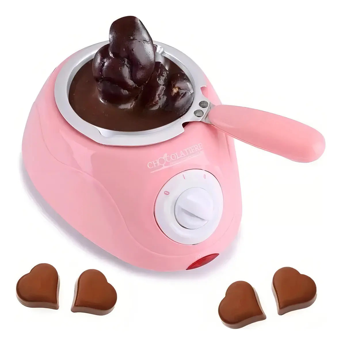 Olla Fondue Chocolate Eléctrica Derretidor Moldes 25W Postres Regalo