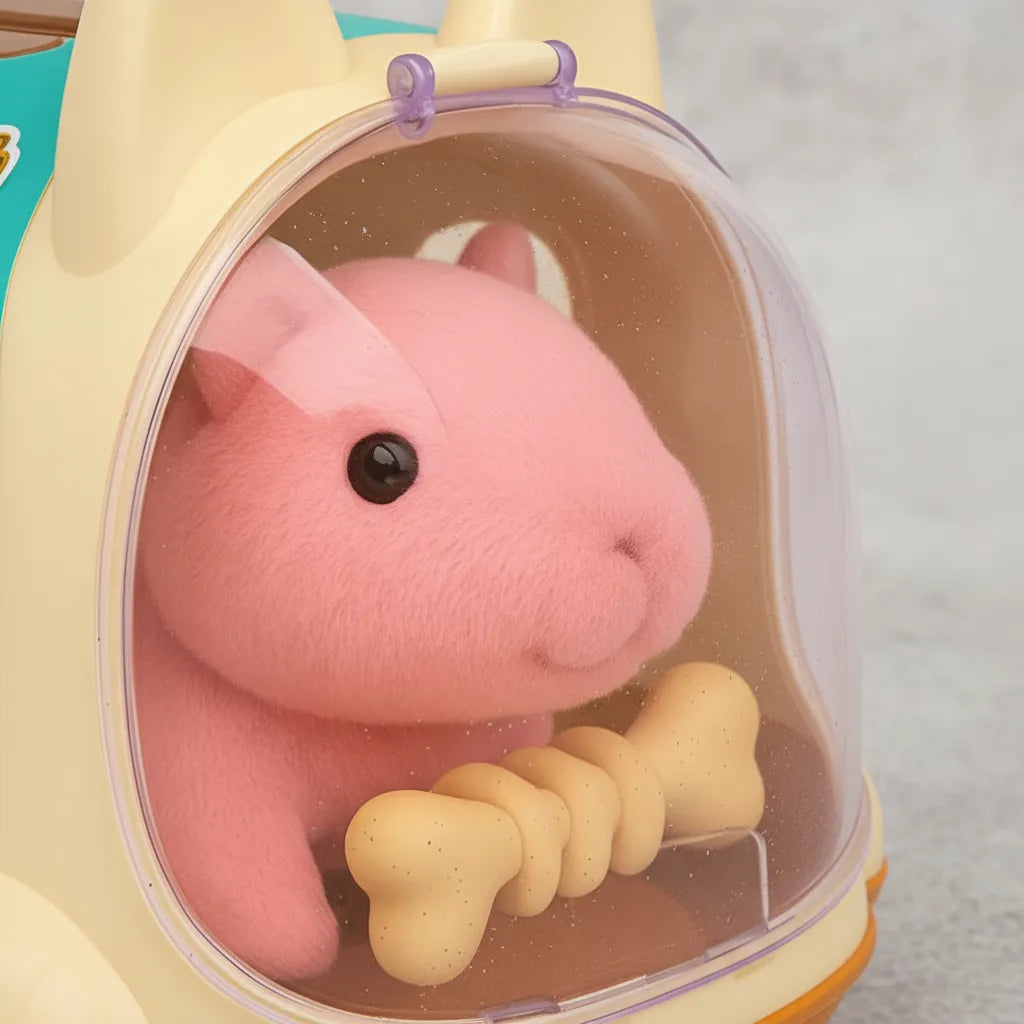 Juguete Interactivo Mascota Capibara Conejo Casa Móvil Sonidos Niños